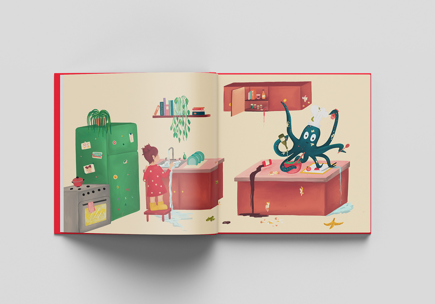 Interior — la cocina